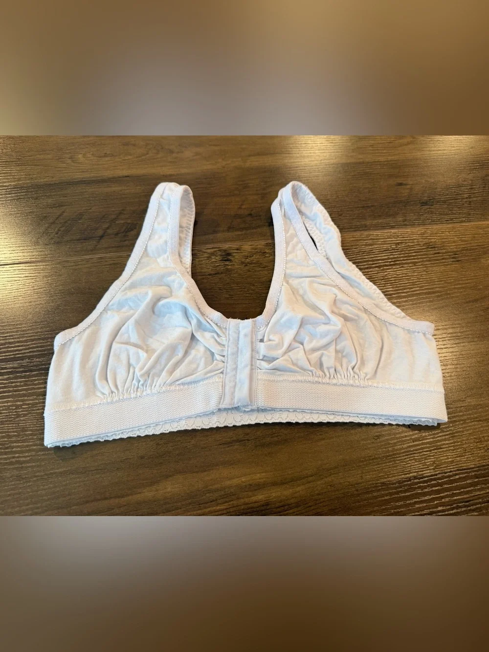 ClearPoint Medical Front Closure Post Surgical Support Bra White Size 38